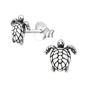 Sterling Silver Turtle Ear Stud
